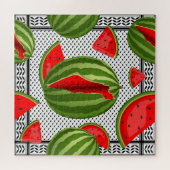 Watermelon Palestine Map Slice Puzzle (Horizontal)