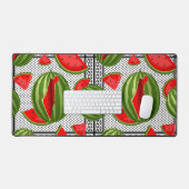 Watermelon Palestine Map Slice Schreibtischunterlage (Tastatur & Maus)