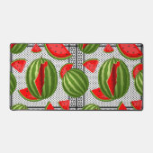 Watermelon Palestine Map Slice Schreibtischunterlage (Vorderseite)