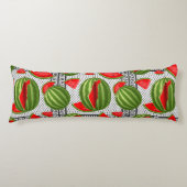 Watermelon Palestine Map Slice Seitenschläferkissen (Vorderseite)