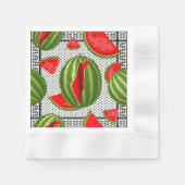 Watermelon Palestine Map Slice Serviette (Vorderseite)