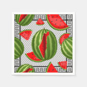 Watermelon Palestine Map Slice Serviette (Vorderseite)