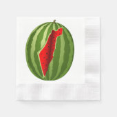 Watermelon Palestine Map Slice Serviette (Vorderseite)