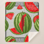 Watermelon Palestine Map Slice Sherpadecke (Vorderseite)