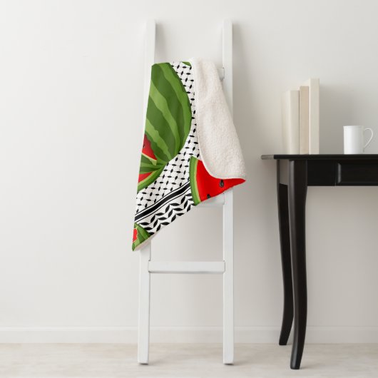 Watermelon Palestine Map Slice Sherpadecke (Beispiel)