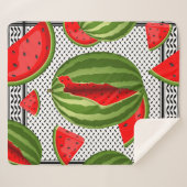 Watermelon Palestine Map Slice Sherpadecke (Vorderseite (Horizontal))