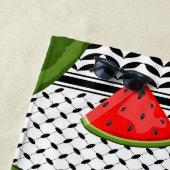 Watermelon Palestine Map Slice Strandtuch (Beispiel)