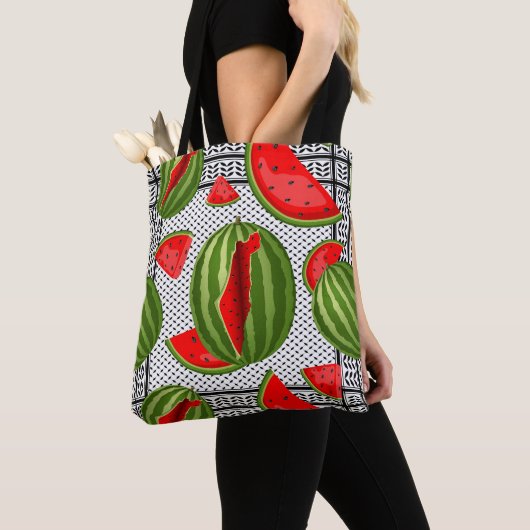 Watermelon Palestine Map Slice Tasche (Von Nahem)