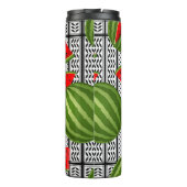 Watermelon Palestine Map Slice Thermosbecher (Rückseite)