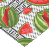 Watermelon Palestine Map Slice Tischdecke (Schrägansicht)