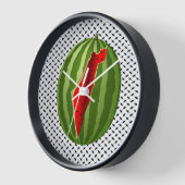 Watermelon Palestine Map Slice Uhr (Winkel)