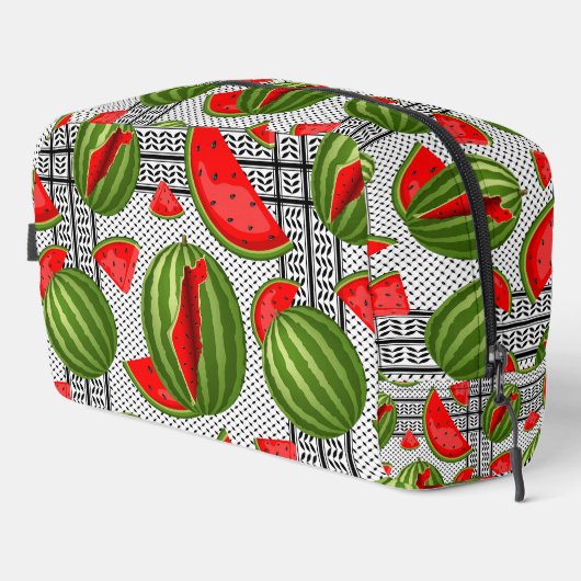 Watermelon Palestine Map Slice Waschbeutel (Rechte Ecke)