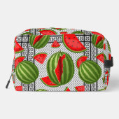 Watermelon Palestine Map Slice Waschbeutel (Rückseite)