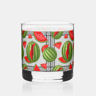 Watermelon Palestine Map Slice Whiskyglas
