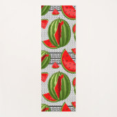 Watermelon Palestine Map Slice Yogamatte (Vorderseite)