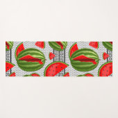 Watermelon Palestine Map Slice Yogamatte (Vorderseite (Horizontal))