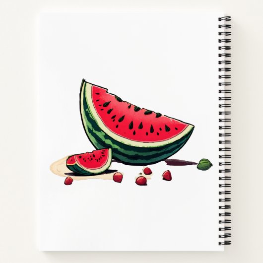 Watermelon Palestine Notizblock (Rückseite)