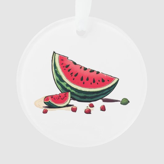 Watermelon Palestine Ornament (Vorderseite)