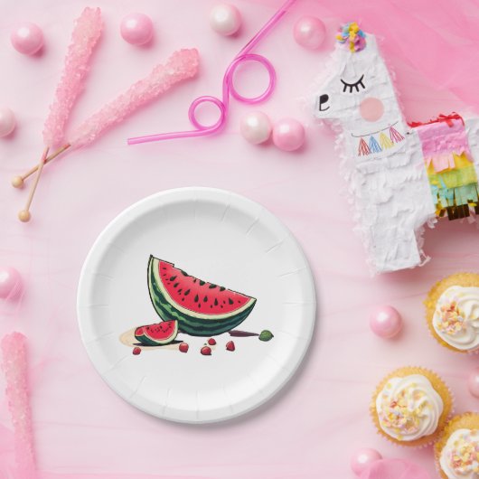 Watermelon Palestine Pappteller (Party)
