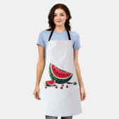 Watermelon Palestine Schürze (Getragen)
