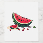 Watermelon Palestine Weinetikett (Einzelnes Label)