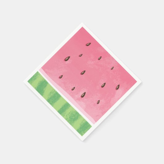 Watermelon Paper Napkin Melon Birthday Frucht Serviette (Ecke)