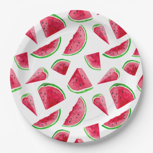 Watermelon Paper Plate Pappteller (Vorderseite)
