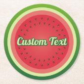Watermelon Paper Untersetzer (Vorderseite)