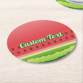 Watermelon Paper Untersetzer (Angewinkelt)