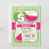 Watermelon Party Geburtstag Einladung (Vorderseite)