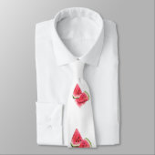 Watermelon Party Neck Tie - Benutzerdefinierter Te Krawatte (Gebunden)
