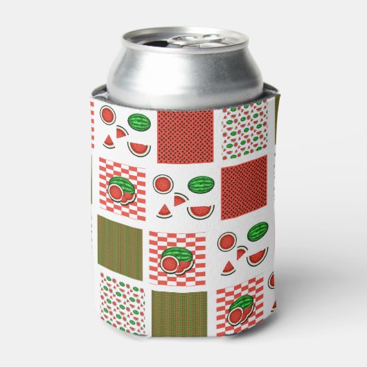 Watermelon Patchwork Dosenkühler (Kanne Vorderseite)