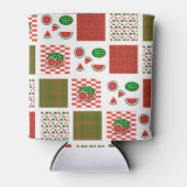 Watermelon Patchwork Dosenkühler (Vorderseite)