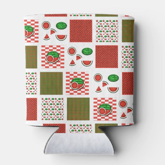 Watermelon Patchwork Dosenkühler (Rückseite)
