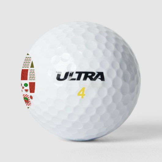 Watermelon Patchwork Golfball (Logo)
