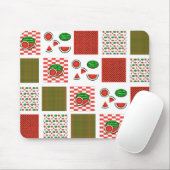 Watermelon Patchwork Mousepad (Mit Mouse)