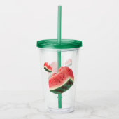 Watermelon Pattern Acryltrinkbecher (Vorderseite)