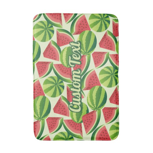Watermelon Pattern Badematte (Vorderseite Vertikal)