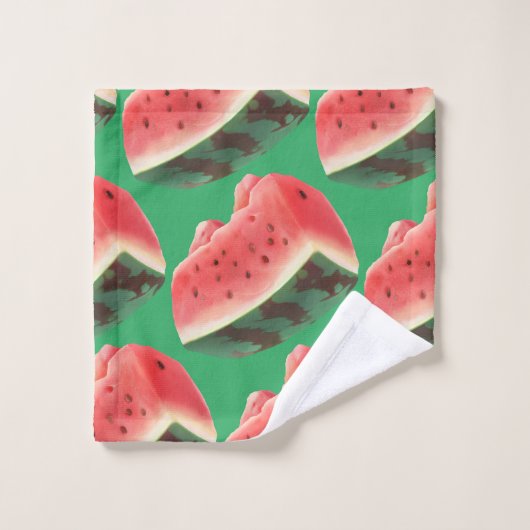 Watermelon Pattern Badhandtuch Set (Waschlappen)