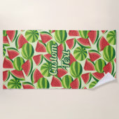 Watermelon Pattern Beach Handtuch (Vorderseite)