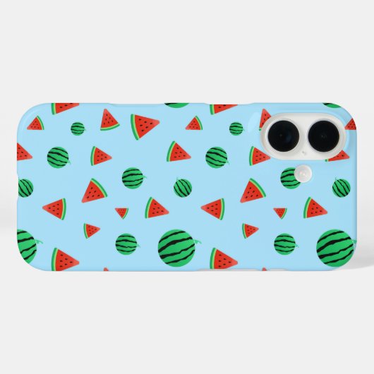 Watermelon Pattern Case-Mate iPhone Hülle (Rückseite (Horizontal))