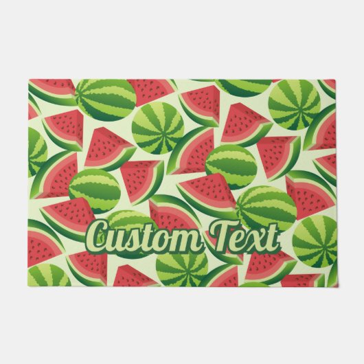 Watermelon Pattern Doormat Fußmatte (Vorderseite)