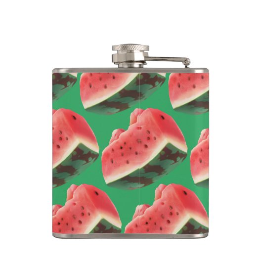 Watermelon Pattern Flachmann (Rückseite)