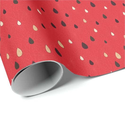 Watermelon Pattern Geschenkpapier (Rolleneckpunkt)