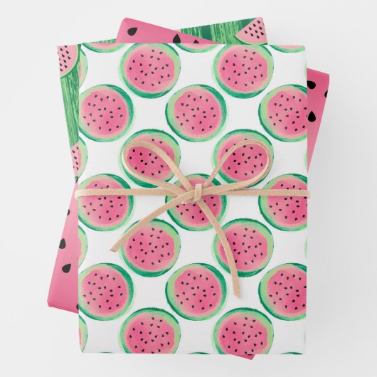 Watermelon Pattern Geschenkpapier Set (Beispiel)