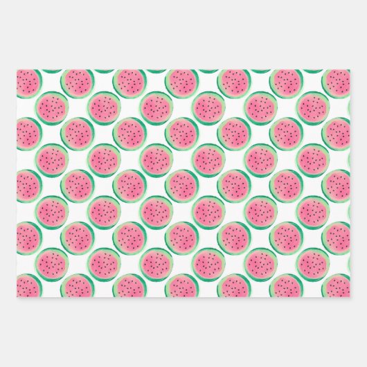 Watermelon Pattern Geschenkpapier Set (Vorderseite)
