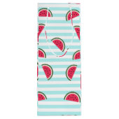 Watermelon Pattern Geschenktüte Für Weinflaschen (Rückseite)