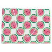 Watermelon Pattern Große Geschenktüte (Rückseite)
