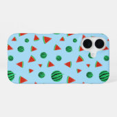 Watermelon Pattern iPhone 16 Hülle (Rückseite (Horizontal))