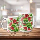 Watermelon Pattern Kaffeemaschine Tasse